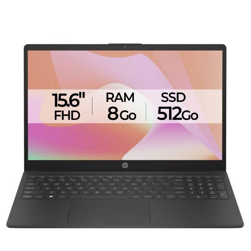 PC Portable HP 15-fd0080nk i5 13è Gén 8Go 512Go SSD - Noir